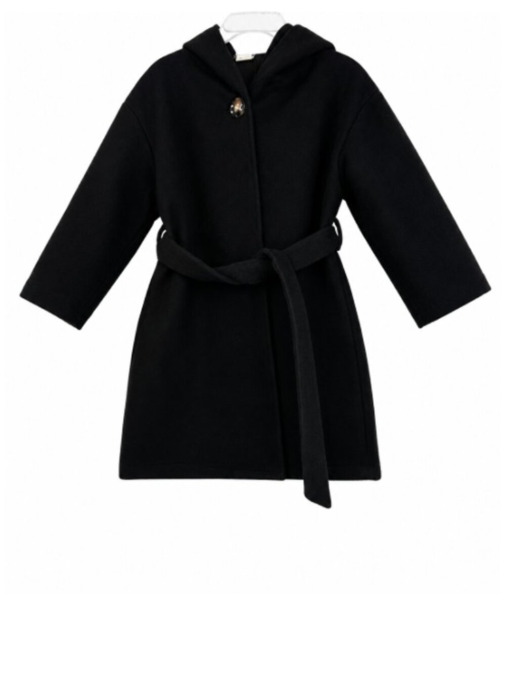 Girl's Black Classic Dress Coat Size: 4Y